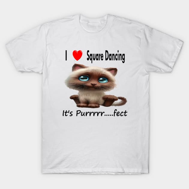 SQD Cat Purfect T-Shirt by DWHT71